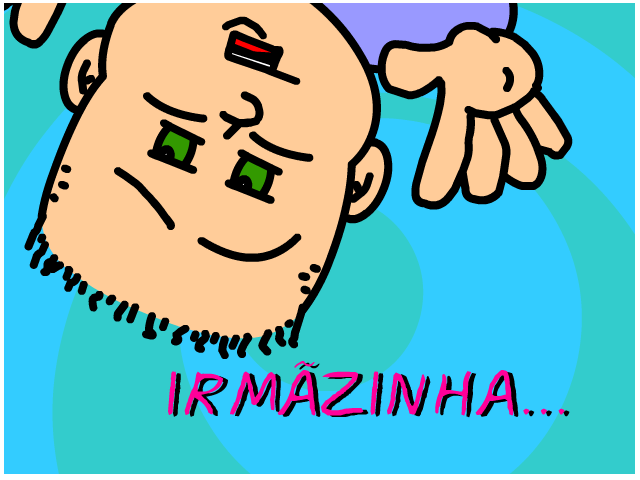 Dinho chamando a família