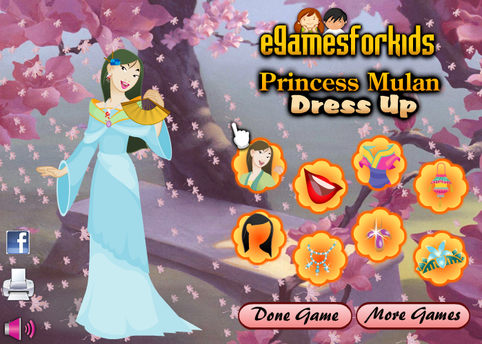 Princess Mulan Dress Up