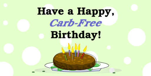 Hallmark "Low-Carb Birthday" E-Card