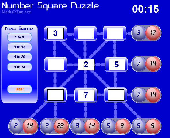 Number Square Puzzle