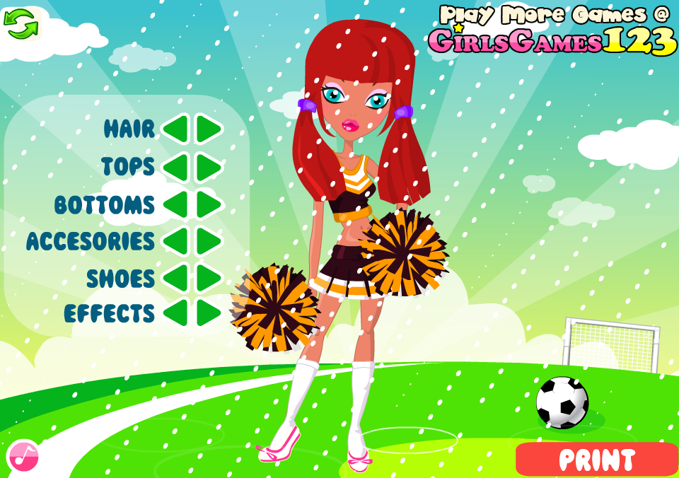 Super Cheerleader Dress Up