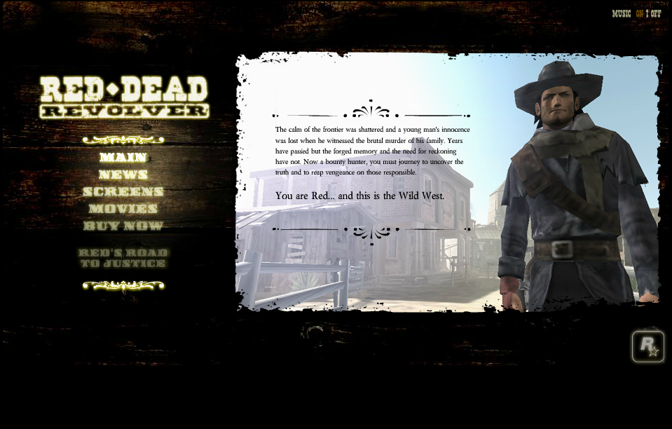 Red Dead Revolver Microsite