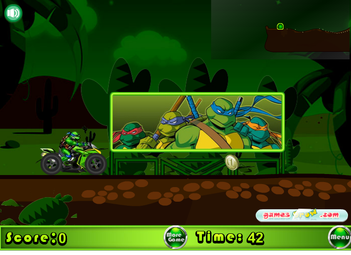 Ninja Turtle Dirt Bike