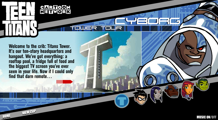 Teen Titans: Cyborg Tower Tour