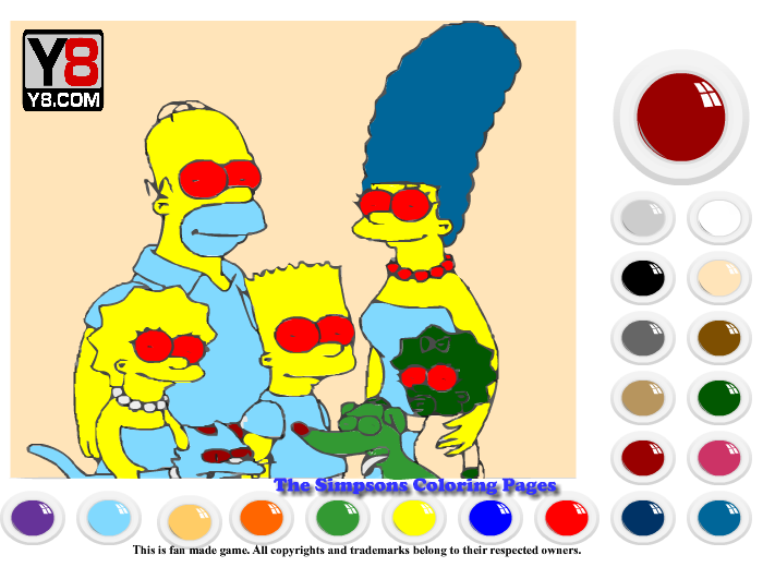 The Simpsons Coloring Pages