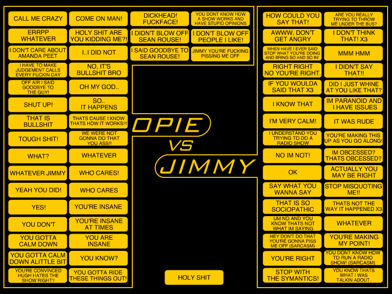 Opie vs Jimmy Soundboard