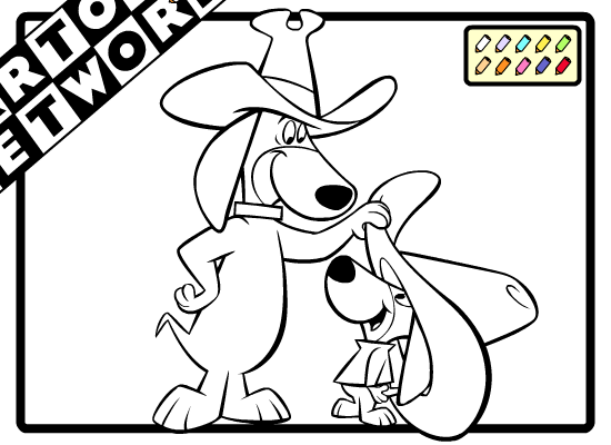 Cartoon Network Coloring: Augie Doggy and Doggie Daddy