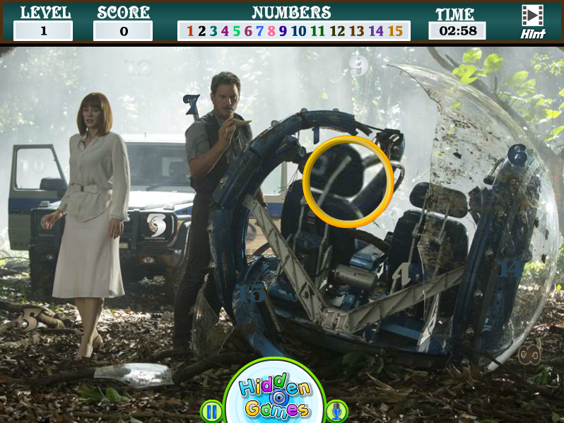 Jurassic World - Hidden Numbers