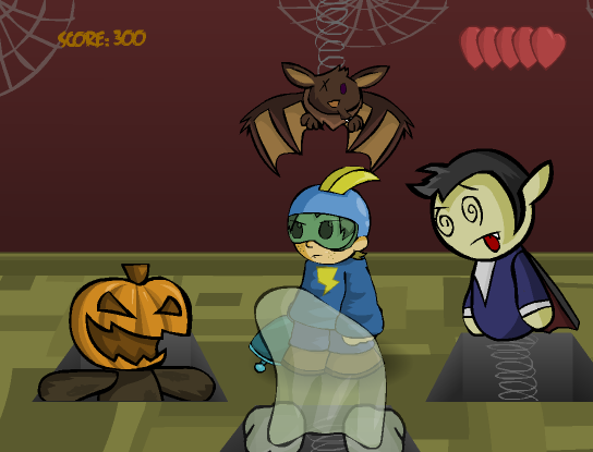 Cap'N Zappy in Attack Of The Springed Spooks