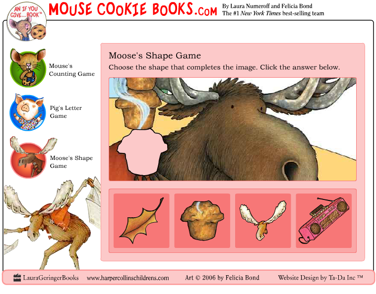 If You Give a Mouse a Cookie: Educational Games