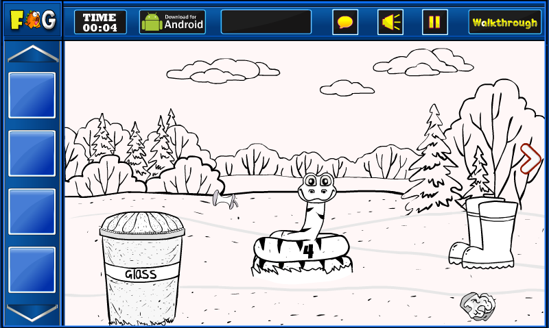 Black and White Forest