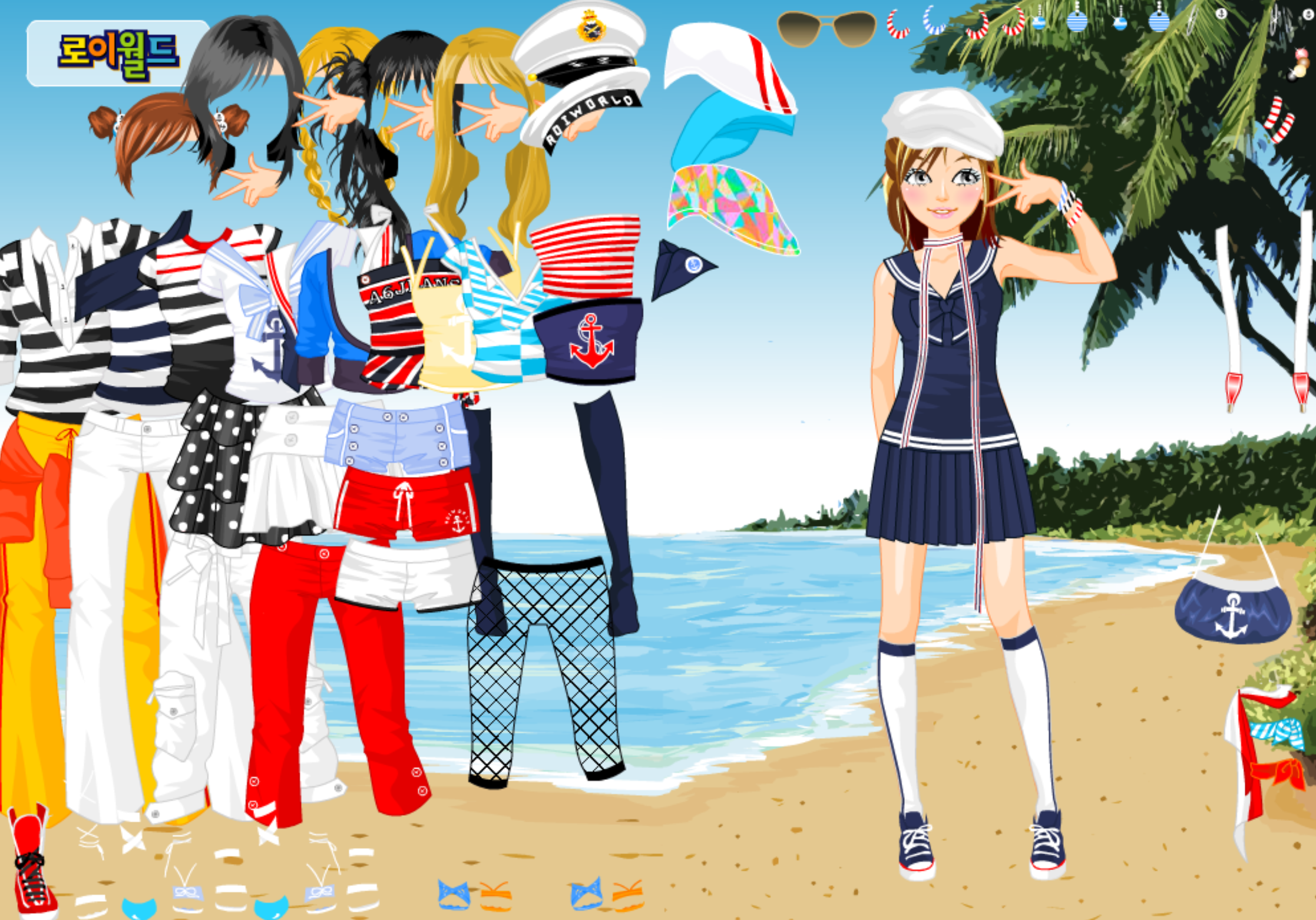 Roiworld Sailor Girl Dressup