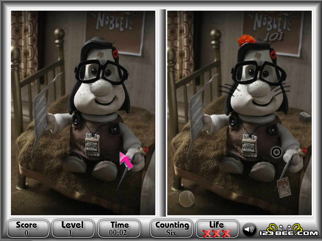 Mary and Max - Spot the Difference