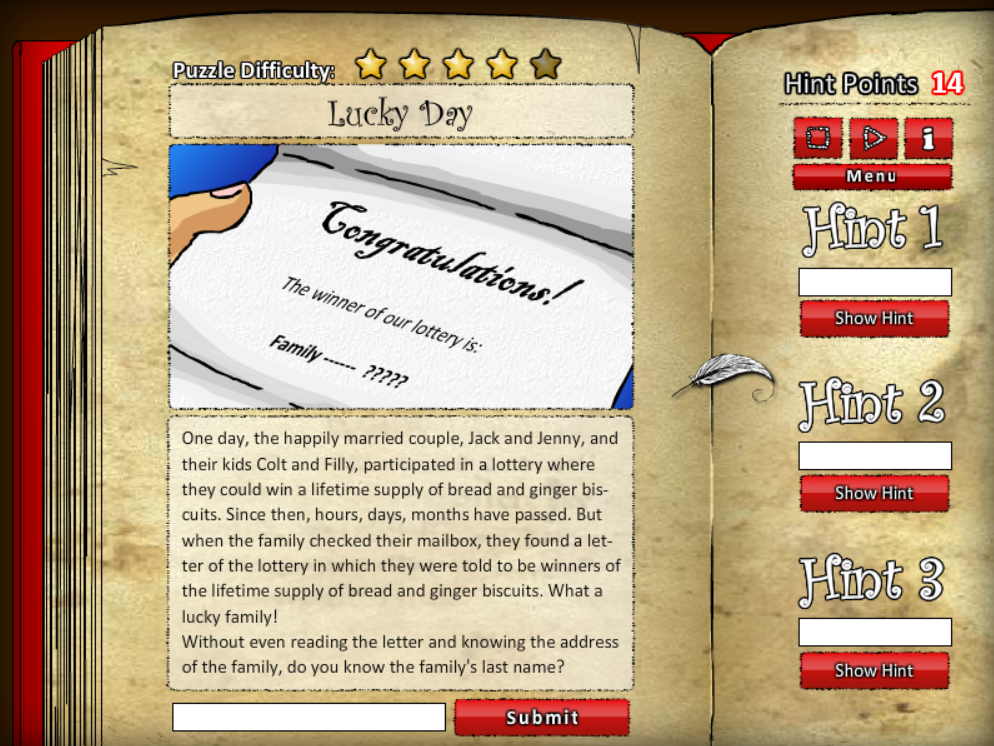 Puzzle Book: Number One