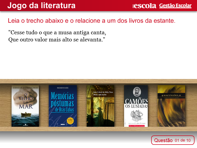Jogo da literatura