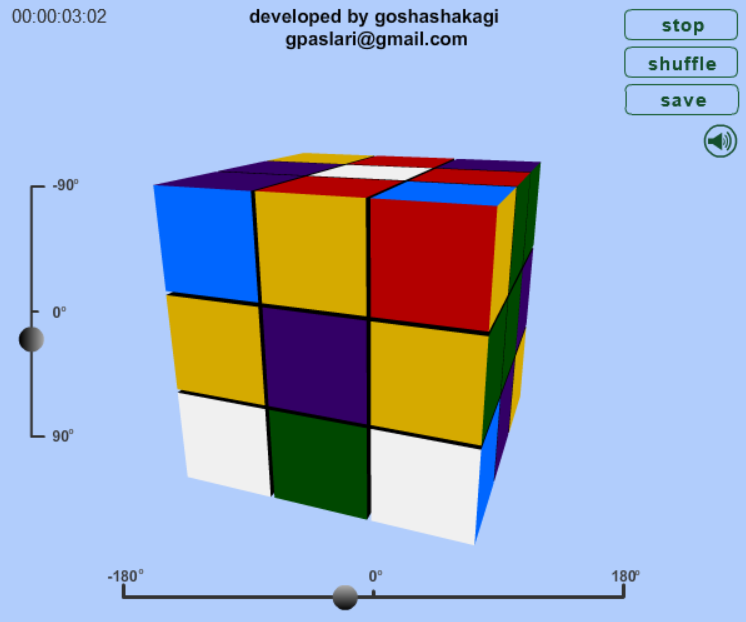 3D Rubik's Cube