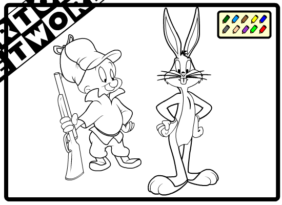 Cartoon Network Coloring: Bugs Bunny