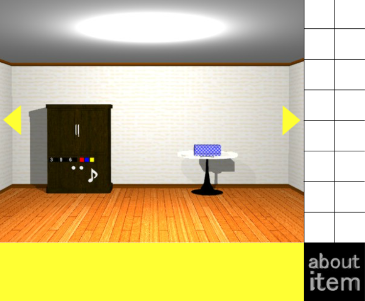 3つの絵の部屋からの脱出