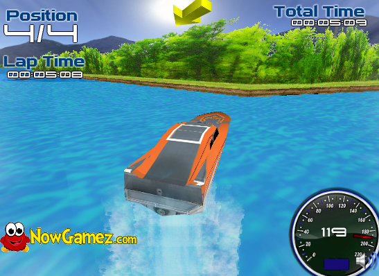 3D Powerboat Race