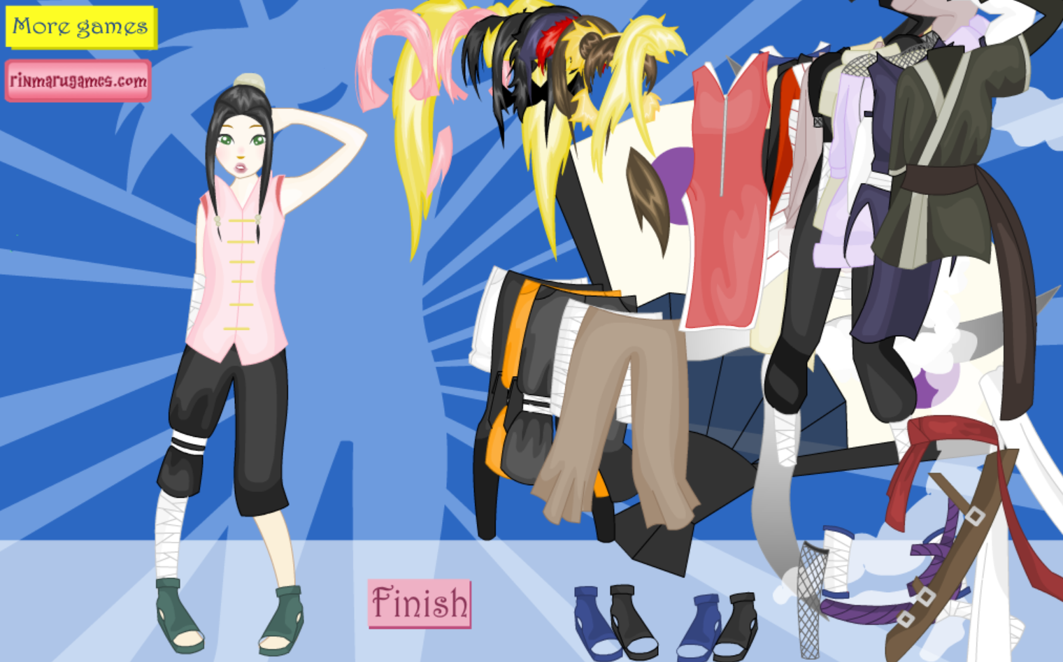 Naruto Girls Dress Up Game