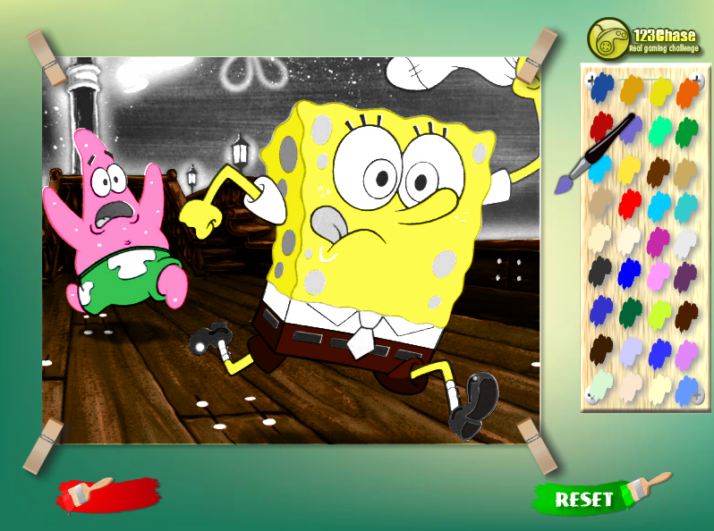 SpongeBob SquarePants Coloring Game