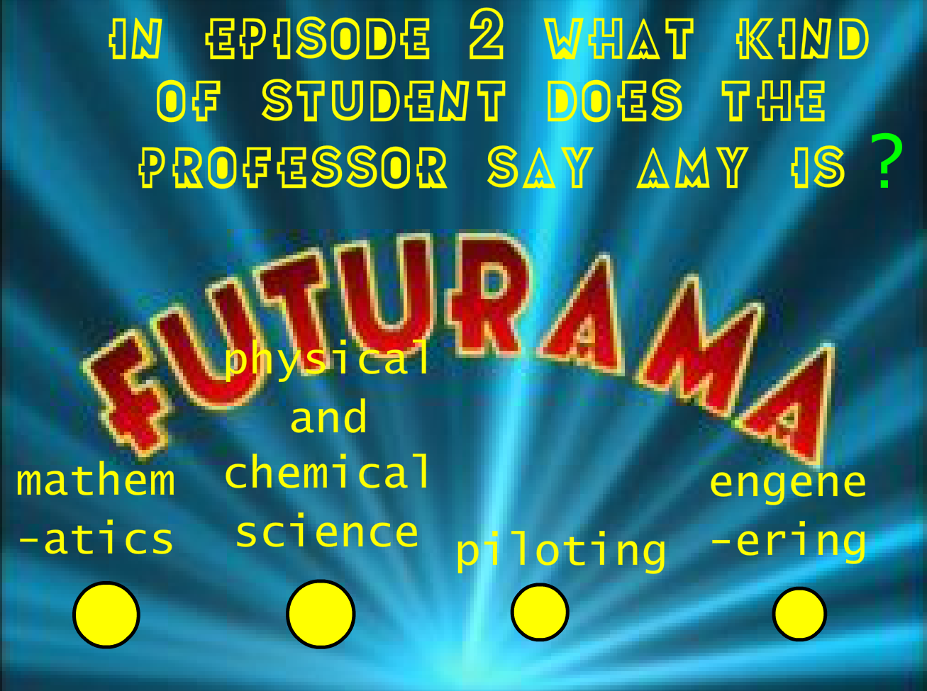 Futurama Quiz Game 2