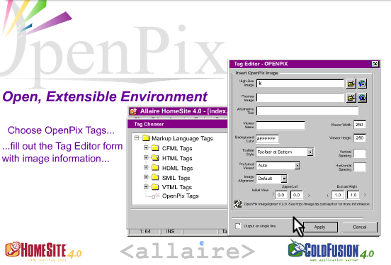 OpenPix Flash Demo