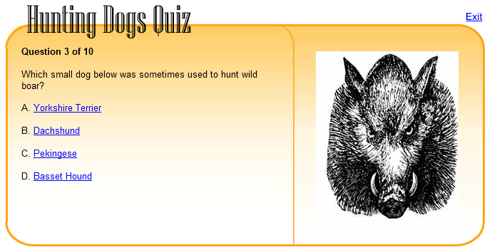 Hunting Dogs Quiz