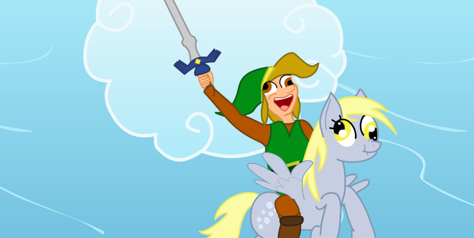 [Animated] CDI Link and Derpy Hooves