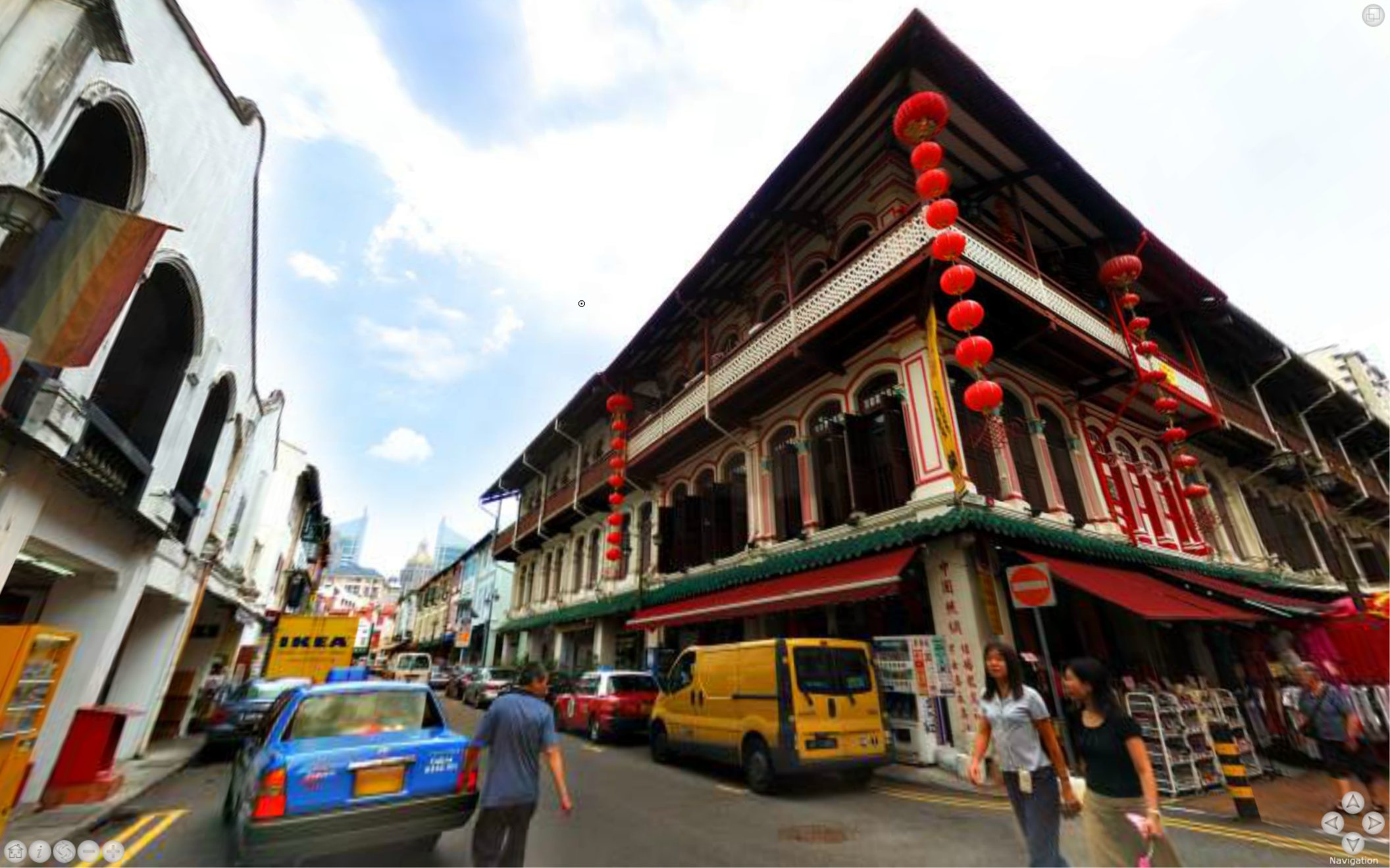 Chinatown Singapore: Year 2005 Virtual Reality Image