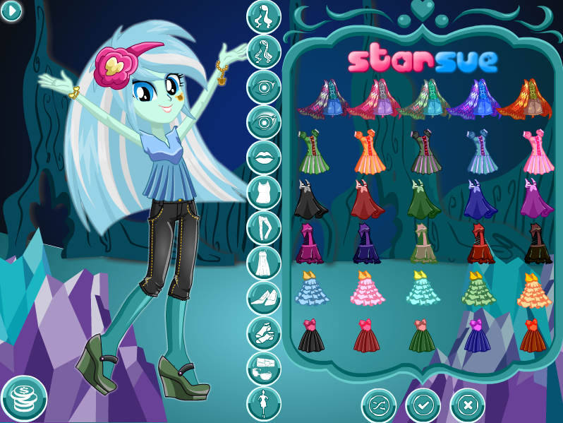 My Little Pony Equestria Girls: Legend of Everfree - Lyra Heartstrings Dress Up