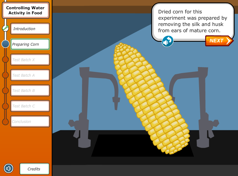 Virtual Labs: Controlling Water Activity in Food