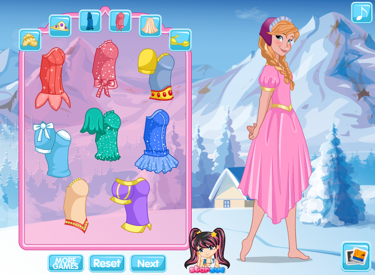 Frozen Sisters Dress Up Game Elsa and Anna