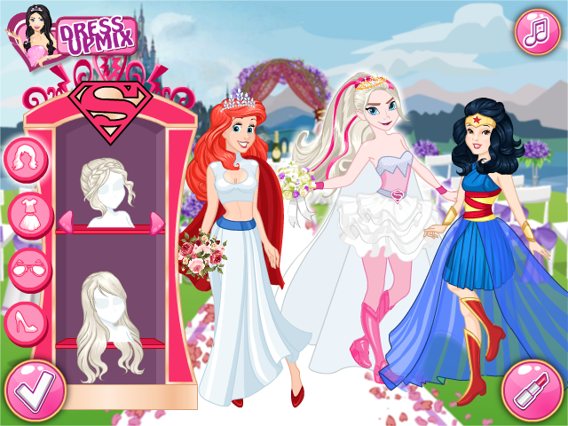 Princess Superhero Wedding