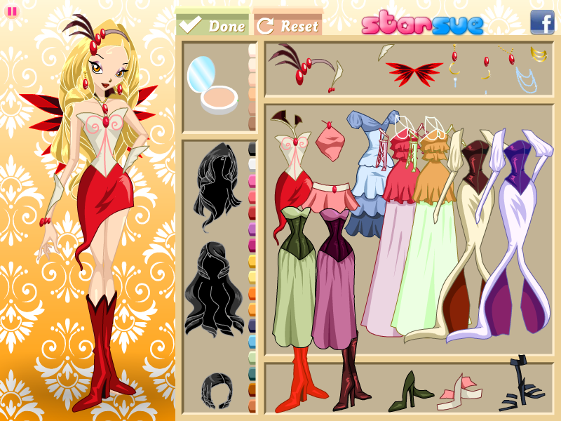 Winx Club Princess Diaspro Dress Up