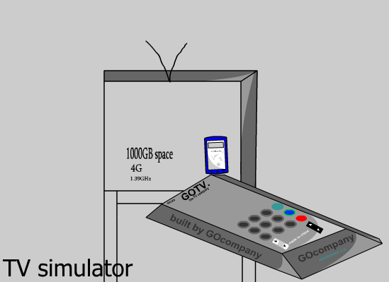 TV simulator