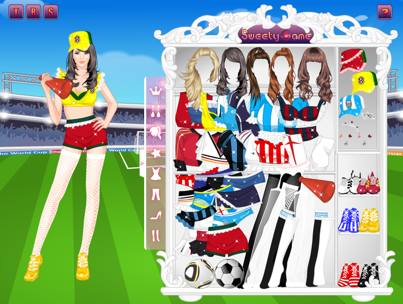 World Cup Princess Dress Up Game