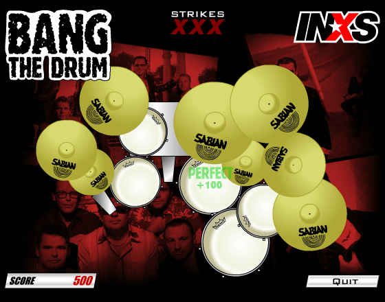 INXS Bang the Drum