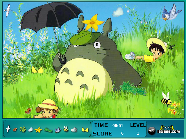 My Neighbor Totoro – Hidden Objects