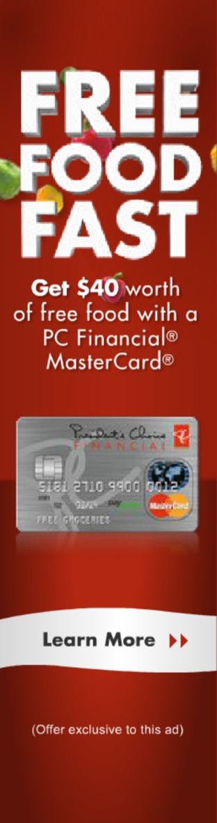 President's Choice Financial Mastercard Banner Ads (Canada)