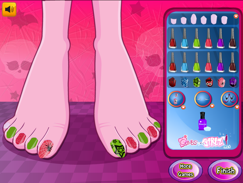 Monster High Pedicure