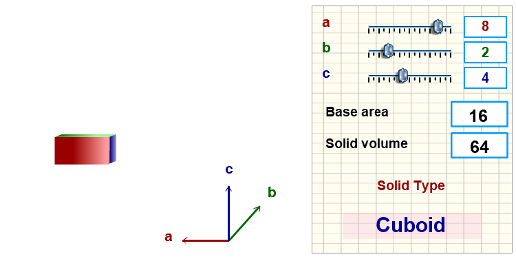 The volume of cube and cuboid