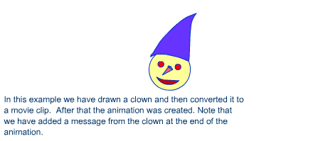 Basic tween animation - the Clown II