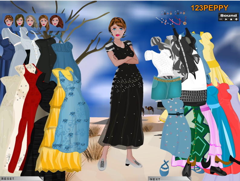 DONNA AFRICAN girl Dress up Game