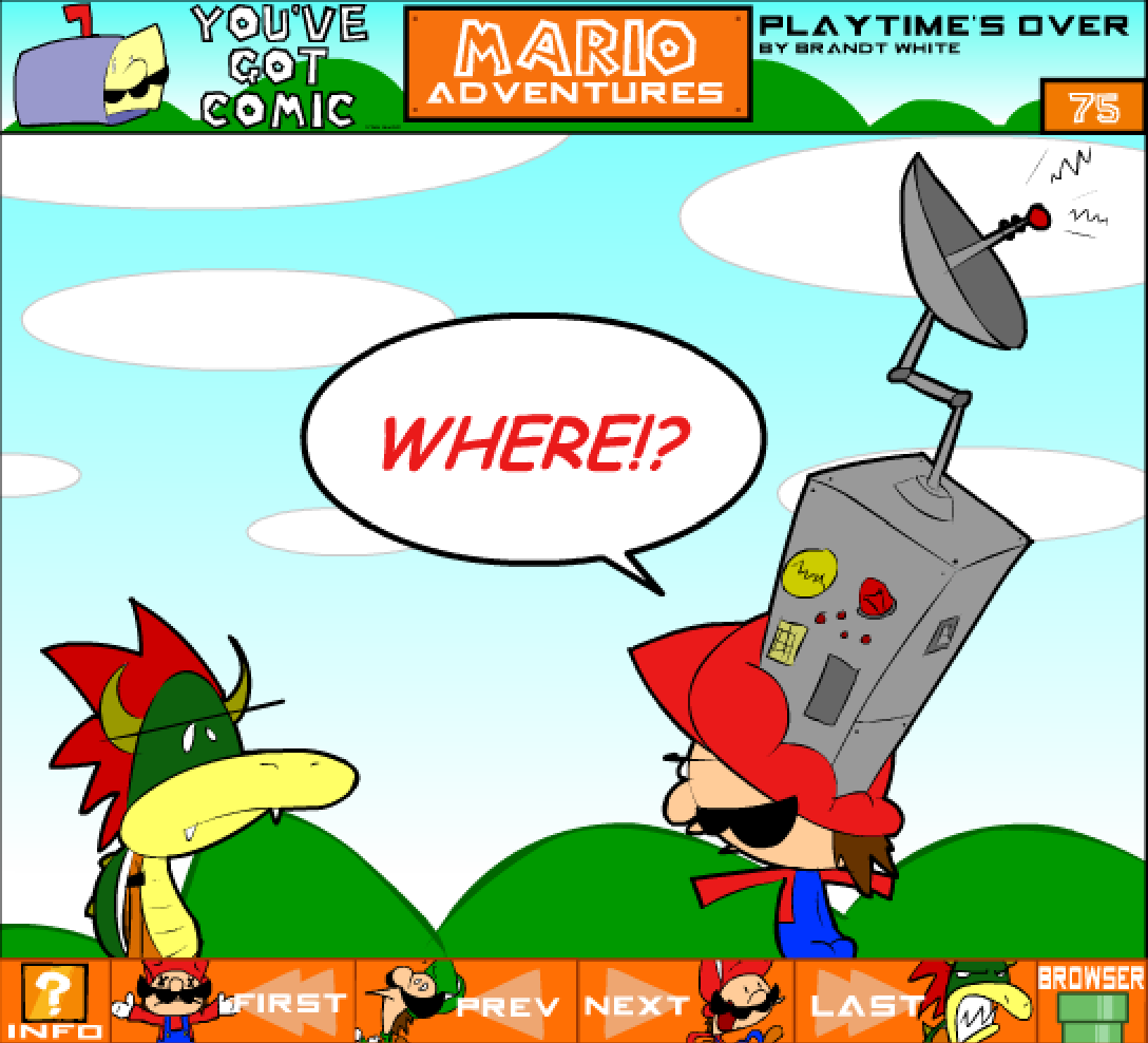 Mario Adventures #37 'Return to Cinder'