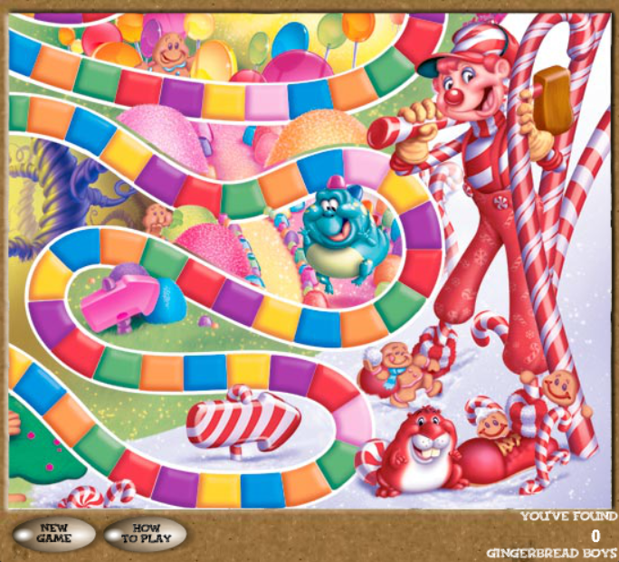 Candy Land: Gingerbread Boys Hide-n-Seek