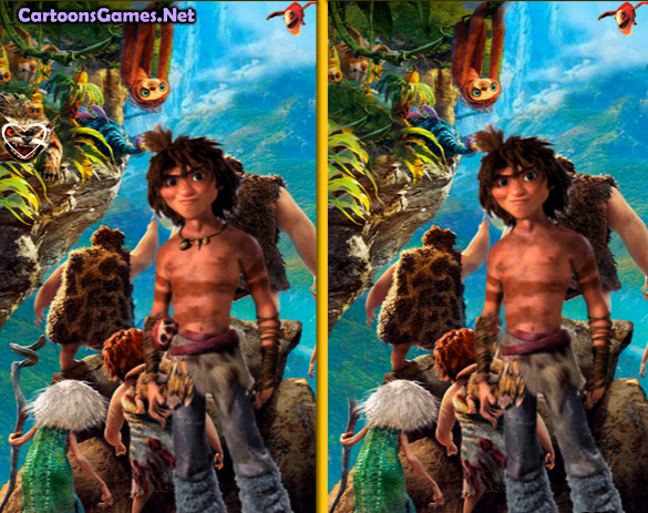 The Croods Spot The Difference