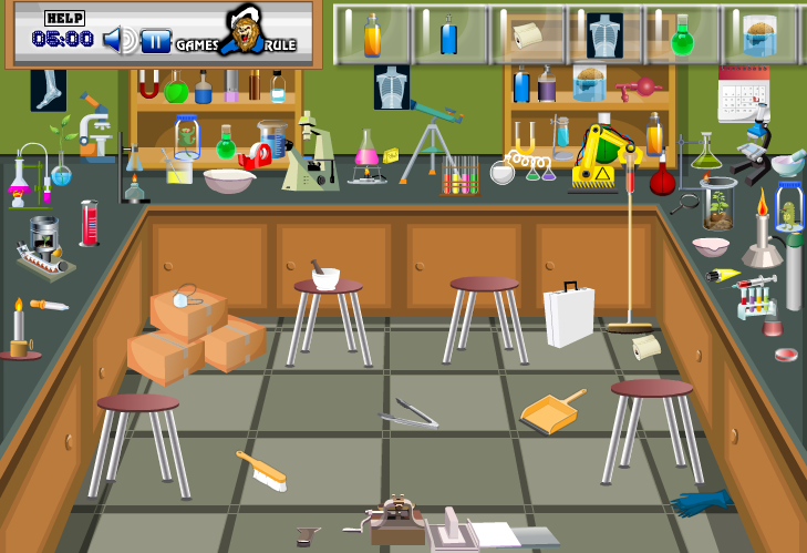 Hidden Objects: Science Lab