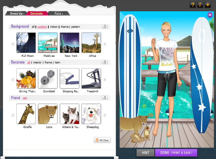 Dress Up: Surf's Up