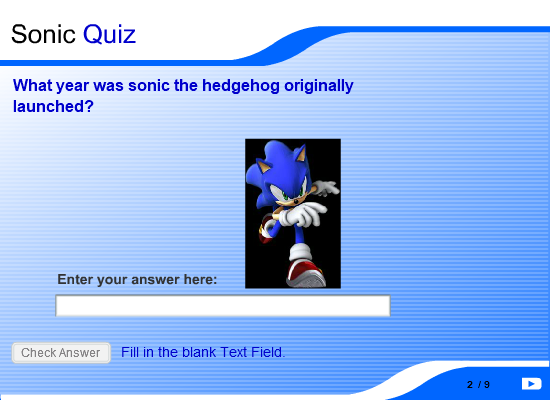 Sonic Quiz 1